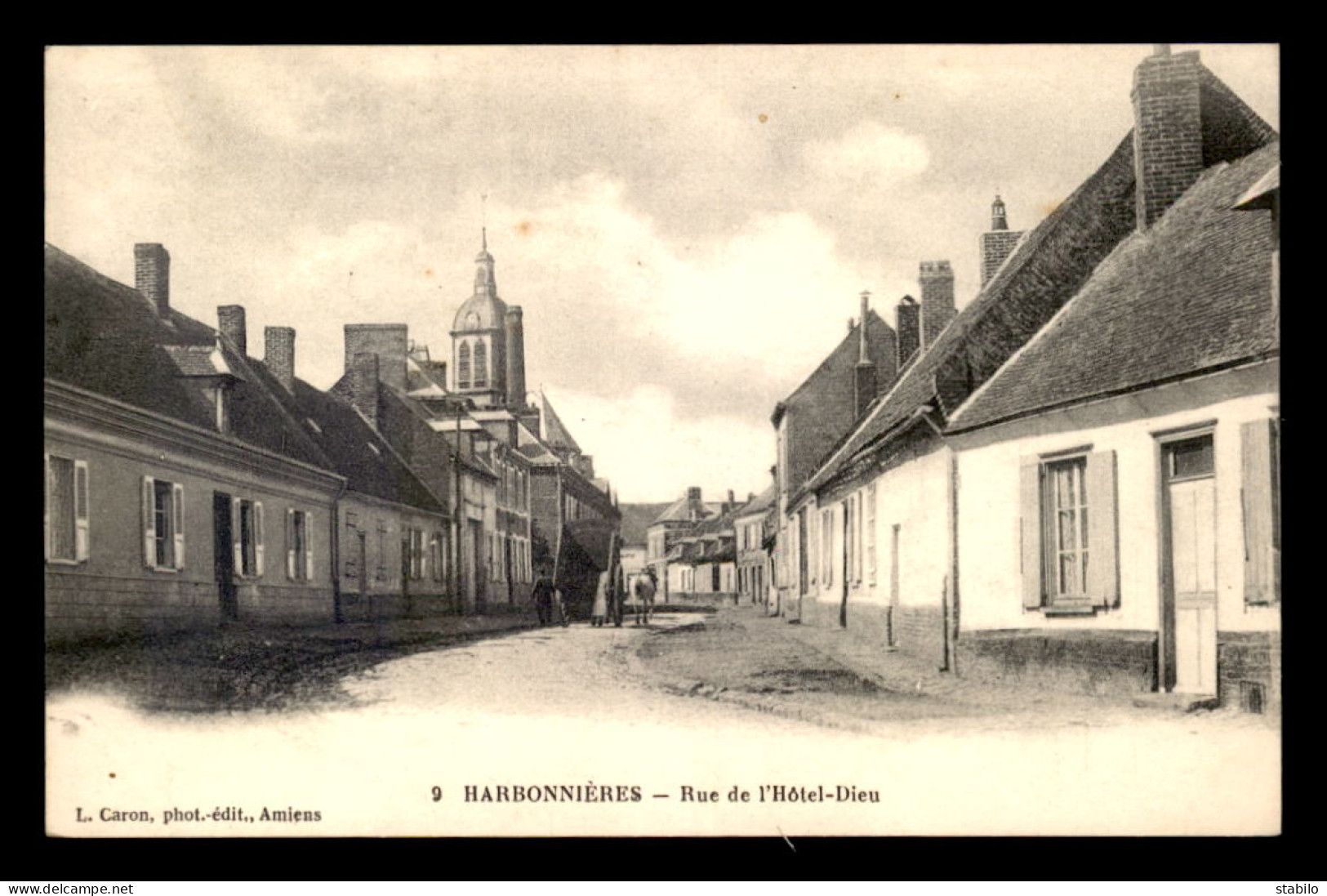 80 - HARBONNIERES - RUE DE L'HOTEL-DIEU - Otros & Sin Clasificación