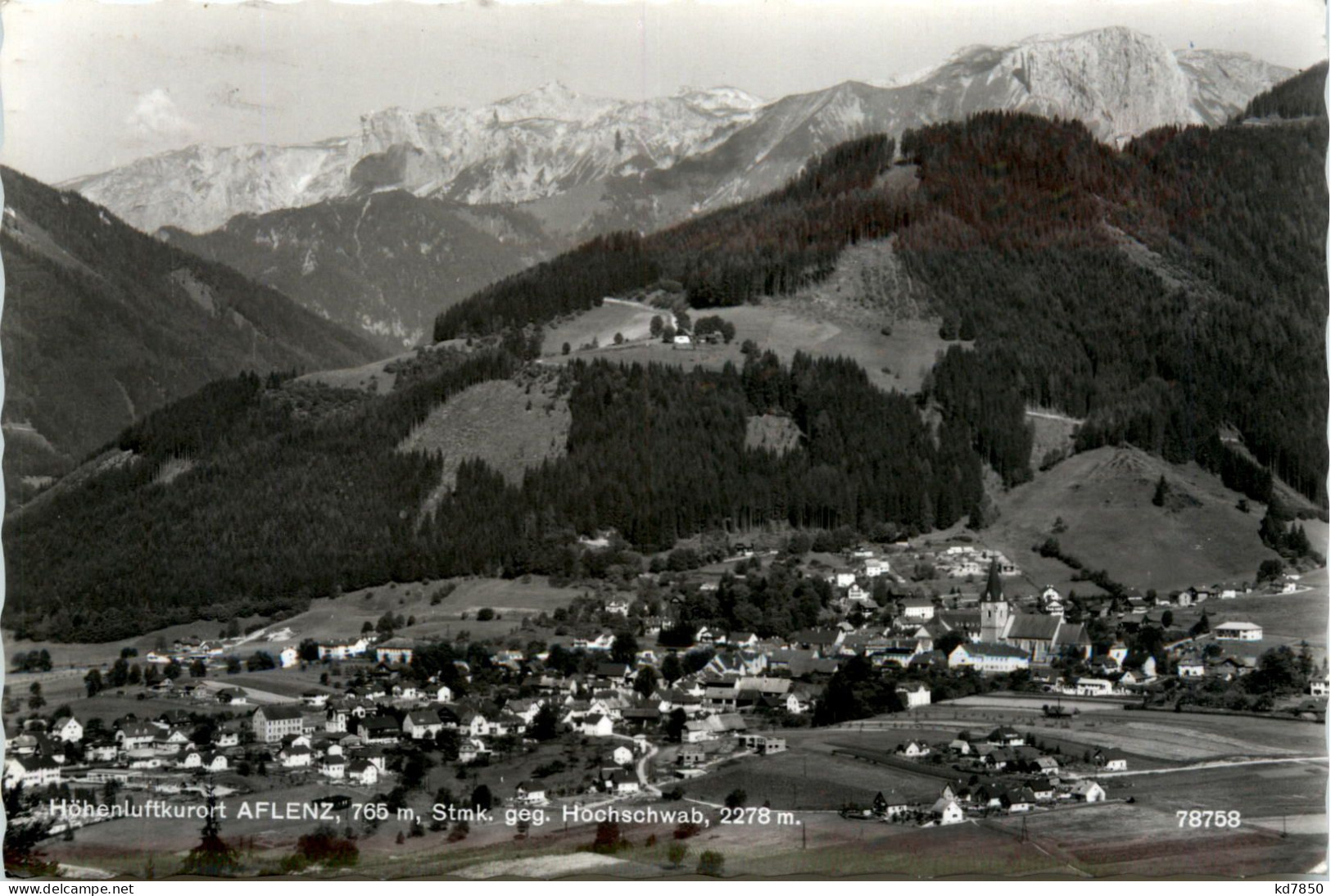 Aflenz, Gegen Hochschwabgruppe - Alfenz