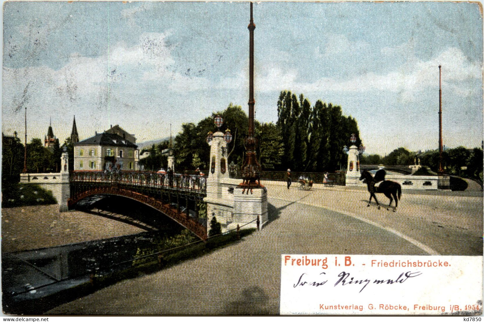 Freiburg I.Br.,Friedrichsbrücke - Freiburg I. Br.