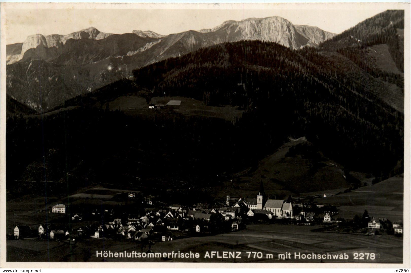 Aflenz, Mit Hochschwab - Alfenz