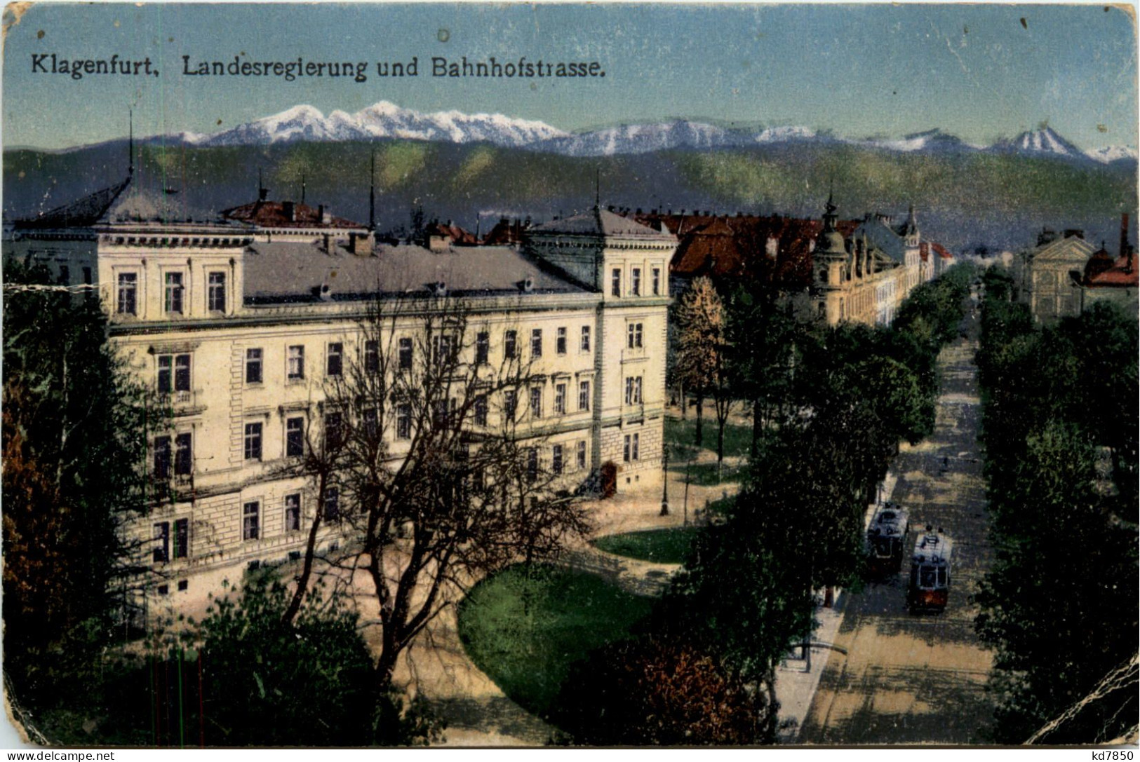 Klagenfurt, Landesregierung Und Bahnhofstrasse - Klagenfurt