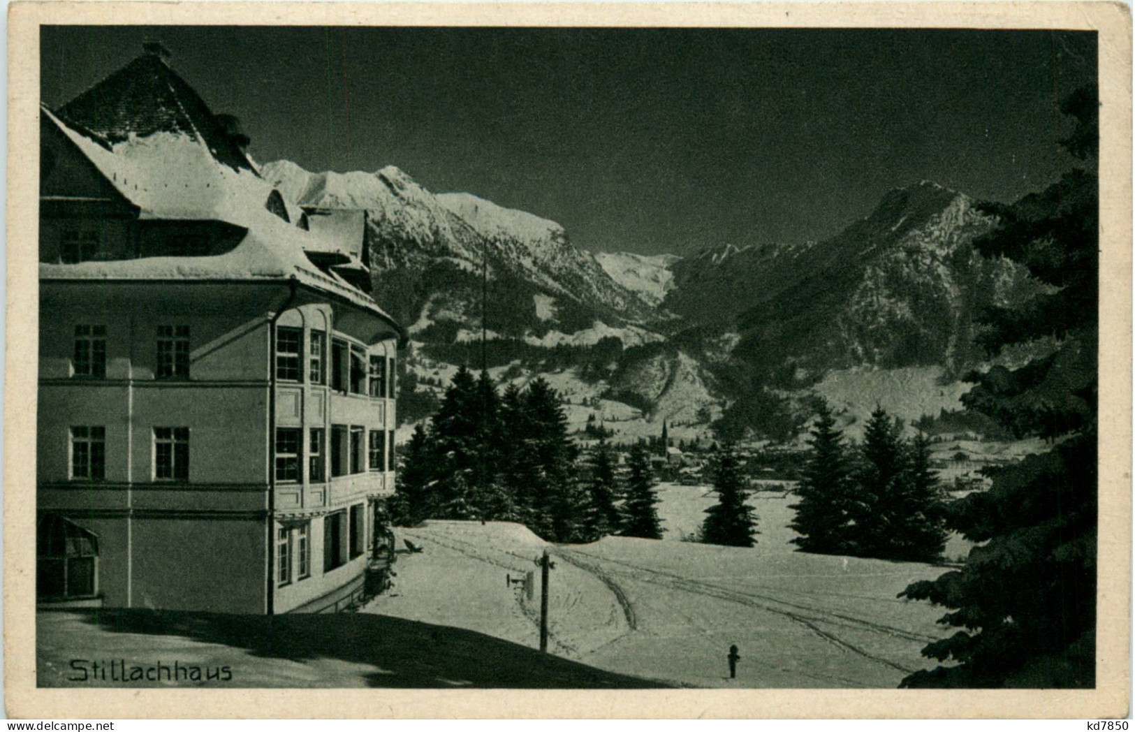 Oberstdorf, Kuranstalt Stillachhaus Von Dr. Saathoff - Oberstdorf