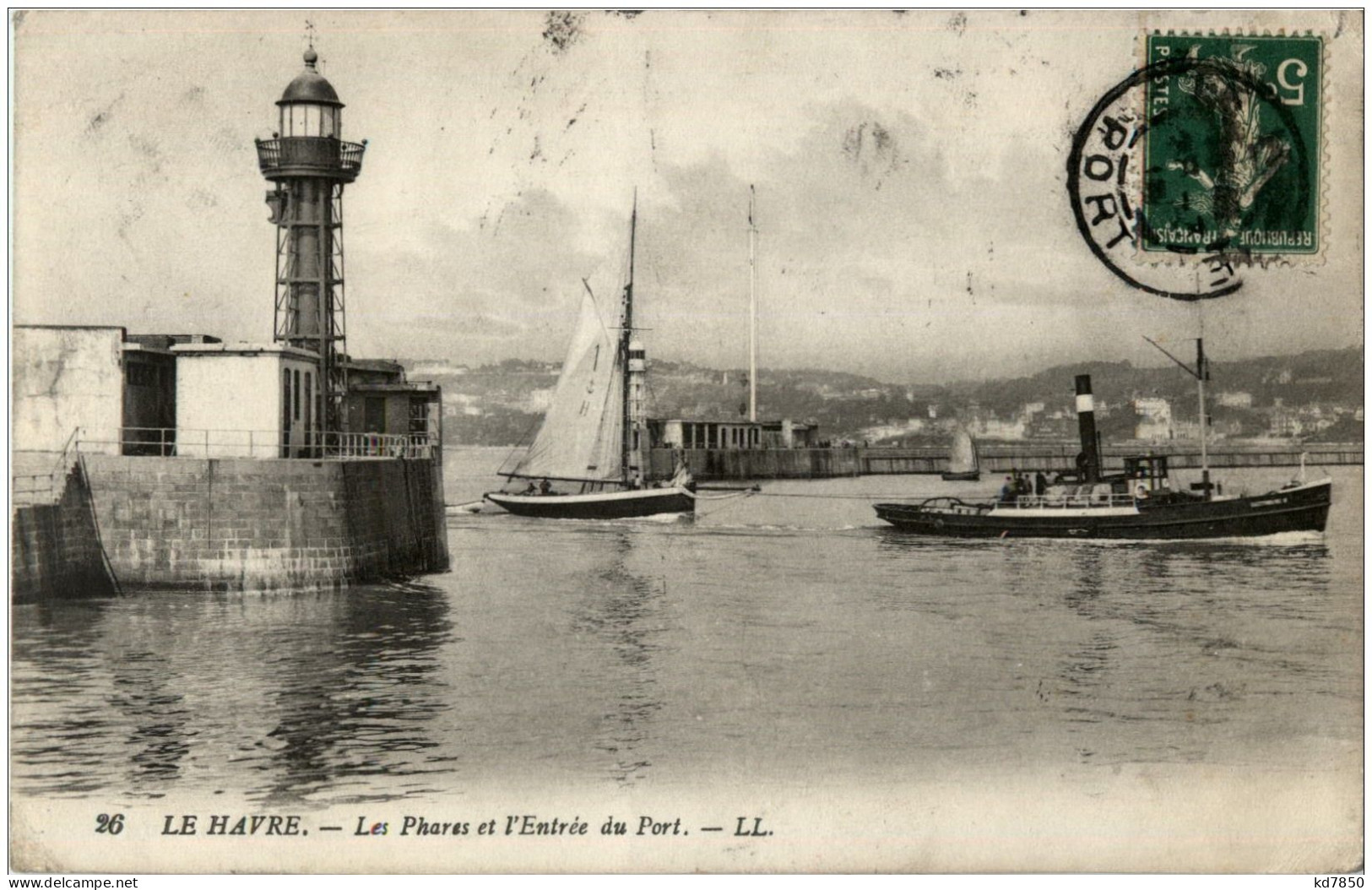 Le Havre - Les Phares Et L Entree Du Port - Non Classés