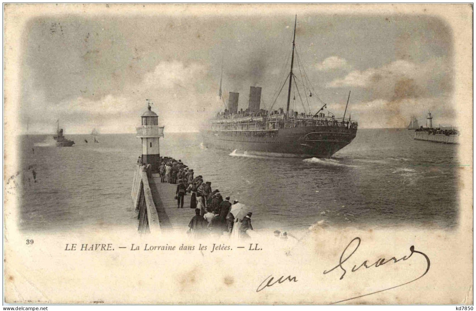 Le Havre - La Lorraine Dans Les Jetees - Non Classés