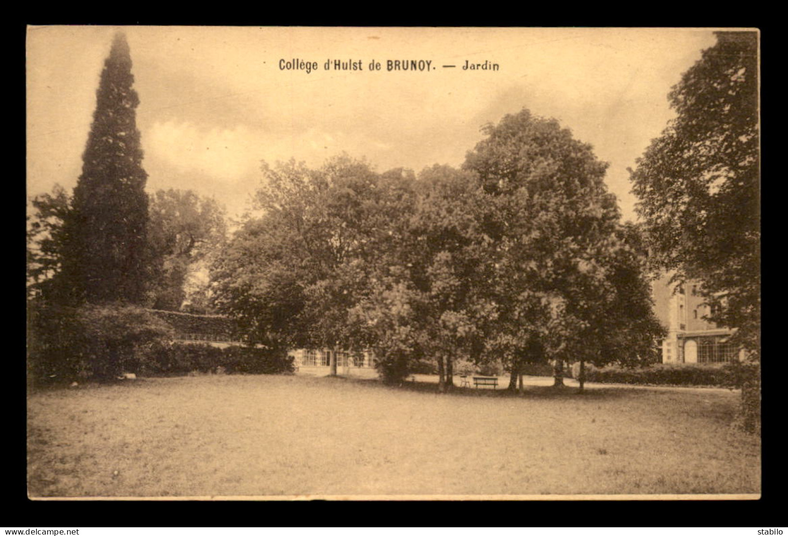91 - BRUNOY - COLLEGE D'HULST - LE JARDIN - Brunoy