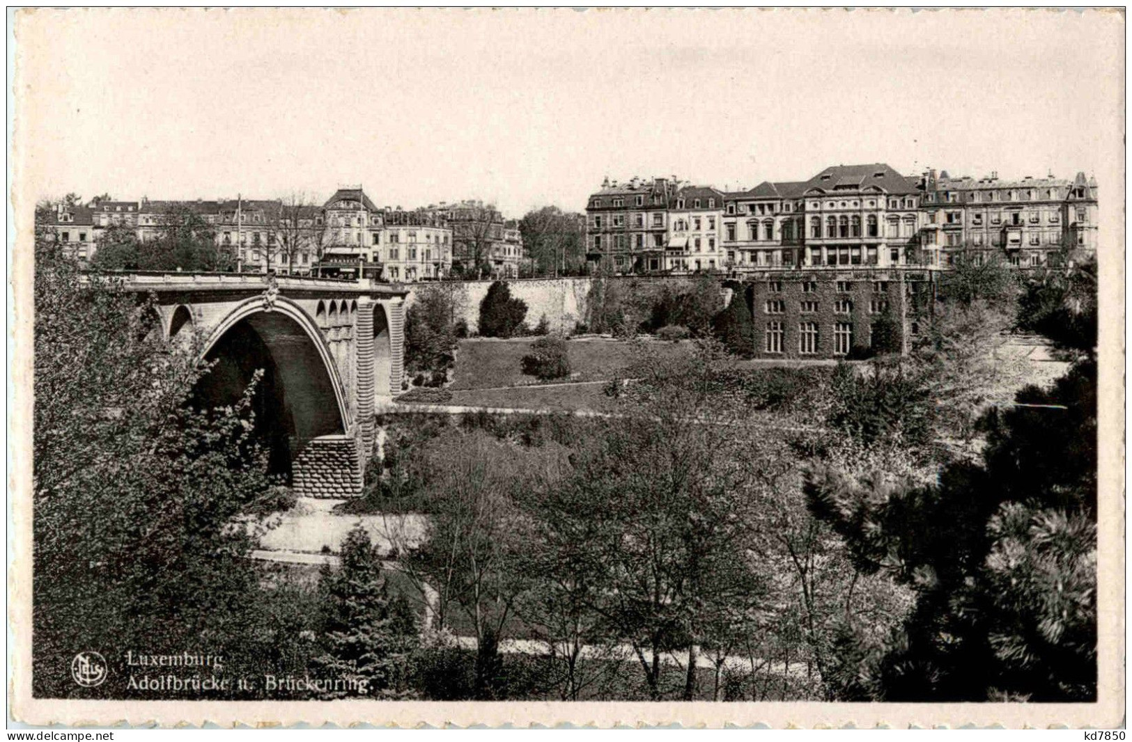 Luxembourg - Adolfbrücke U Brückenring - Luxemburg - Stadt