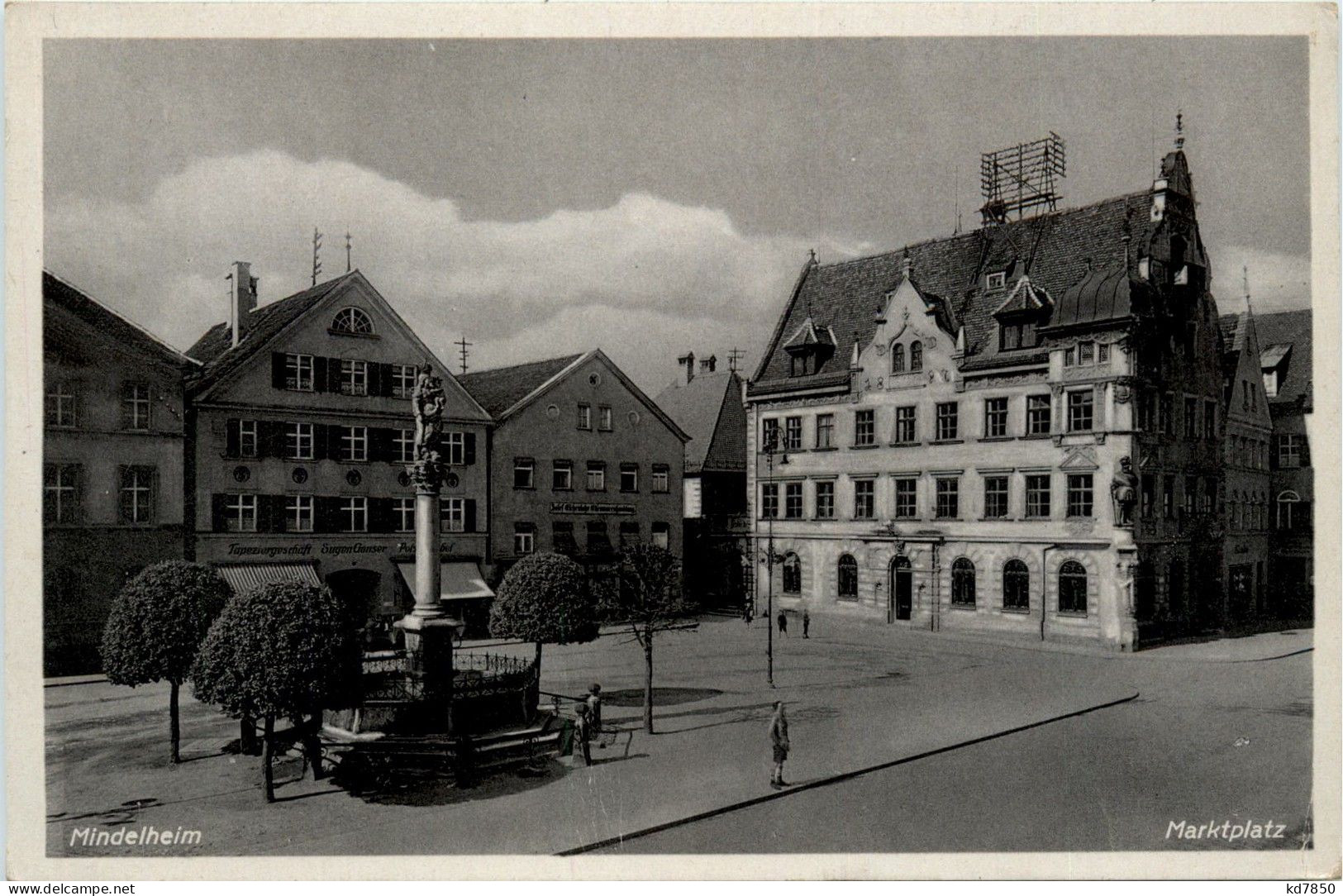 Mindelheim/Bayern/Schwaben/Unterallgäu - Marktplatz - Mindelheim