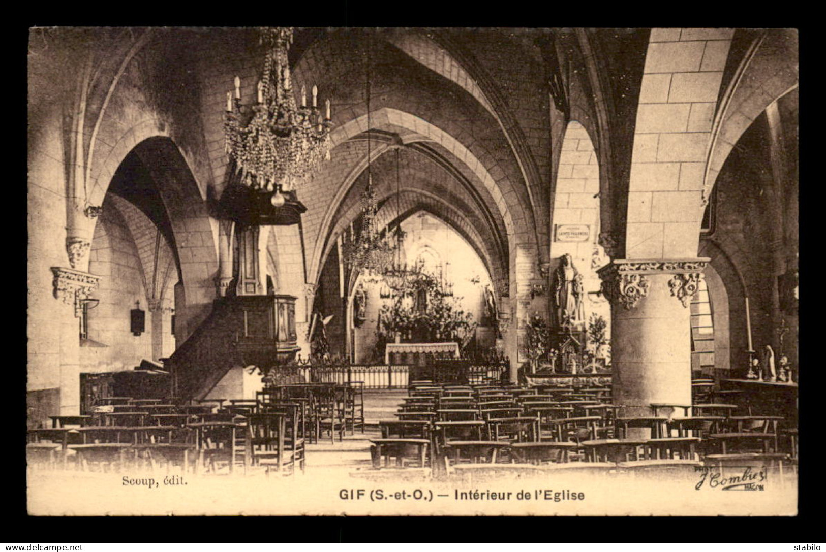 91 - GIF-SUR-YVETTE - INTERIEUR DE L'EGLISE - Gif Sur Yvette