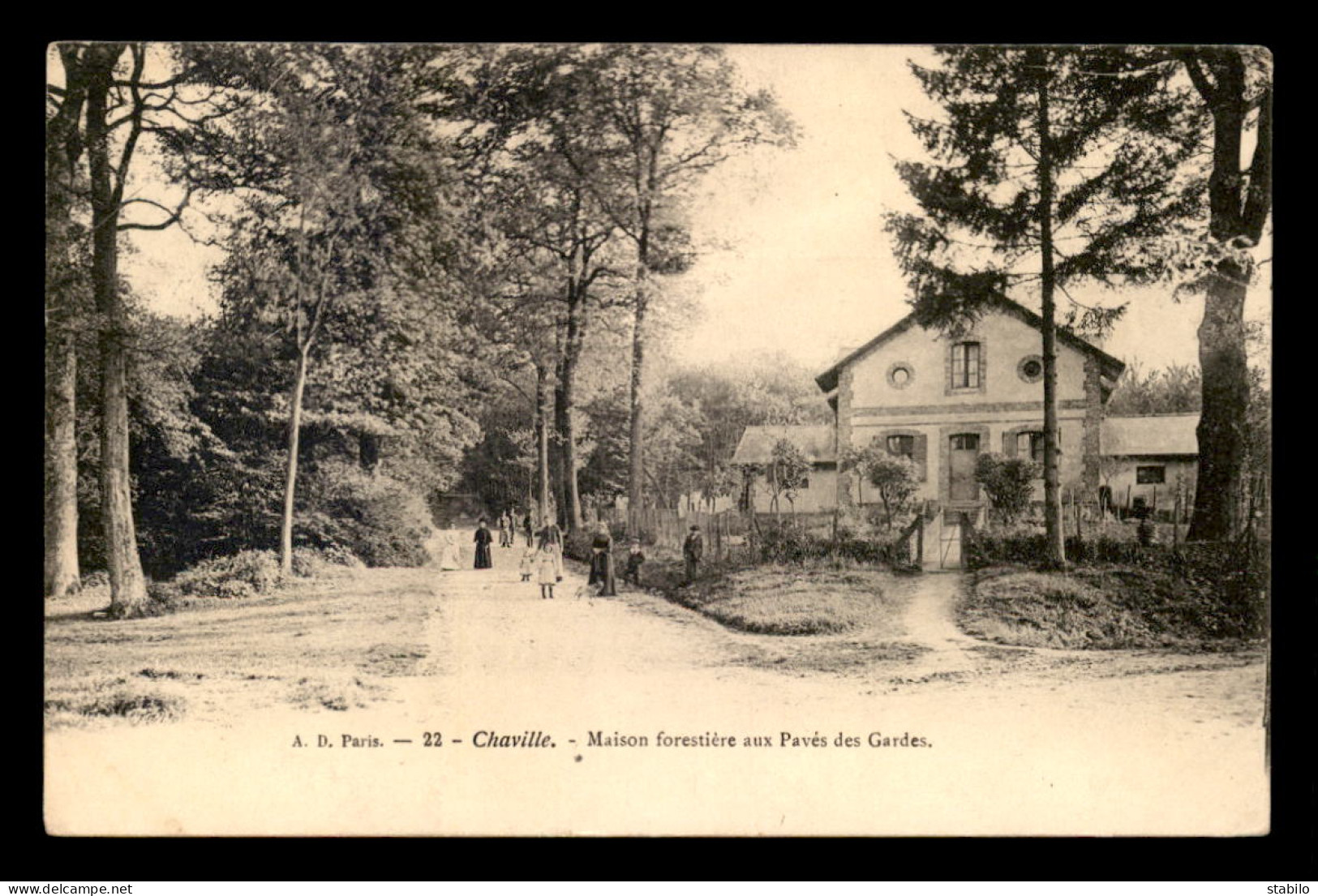 92 - CHAVILLE - MAISON FORESTIERE AUX PAVES DES GARDES - Chaville