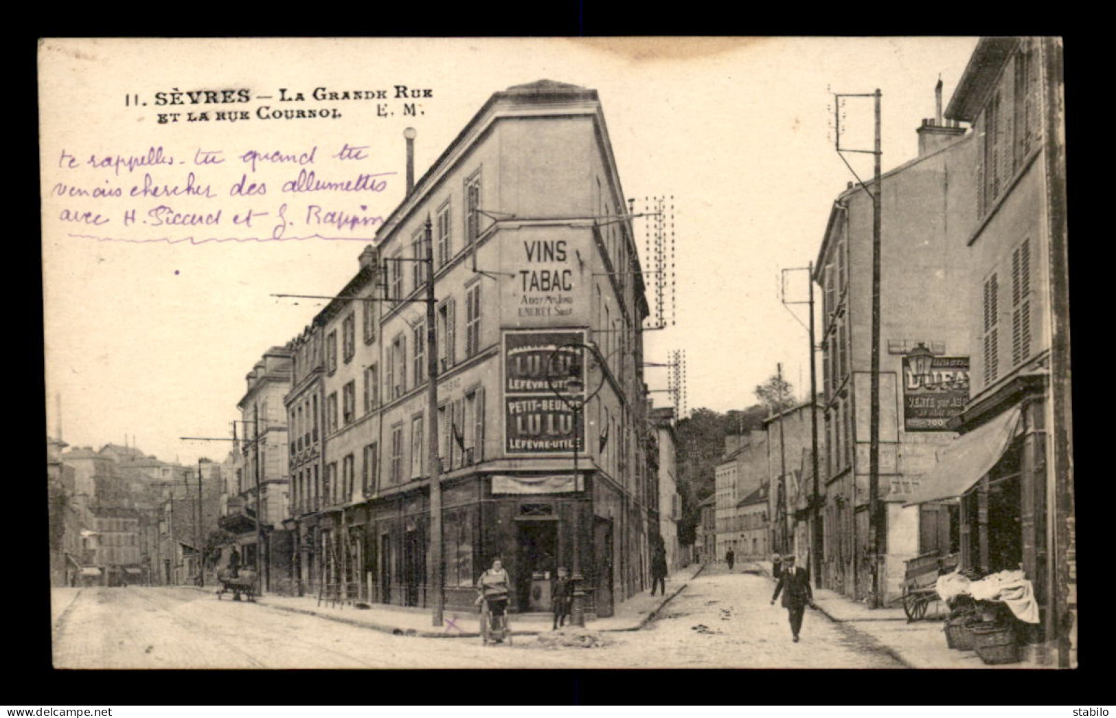 92 - SEVRES - LA GRANDE RUE ET LA RUE COURNOL - Sevres