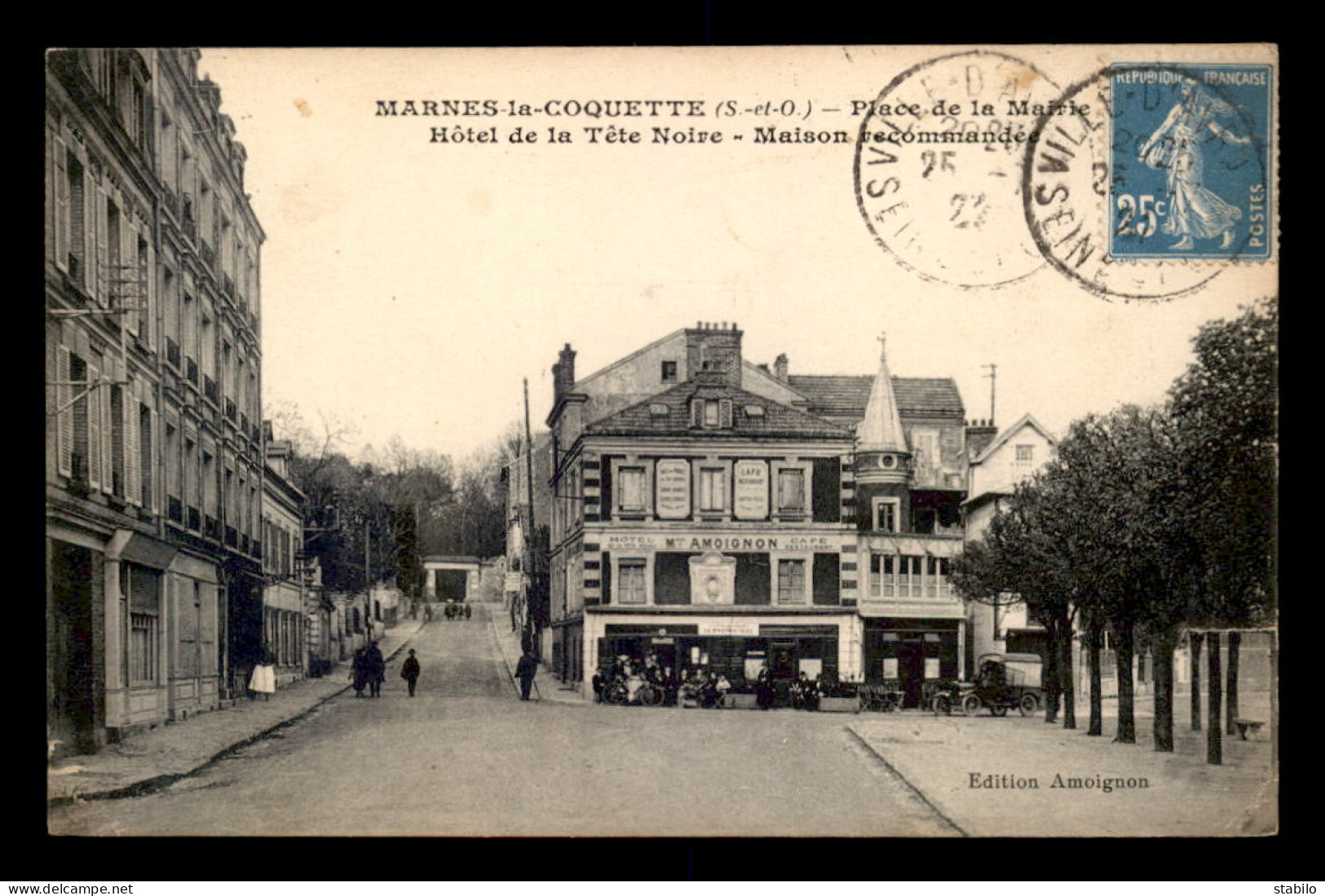 92 - MARNES-LA-COQUETTE - HOTEL DE LA TETE NOIRE MAISON AMOIGNON, PLACE DE LA MAIRIE - VOIR ETAT - Other & Unclassified