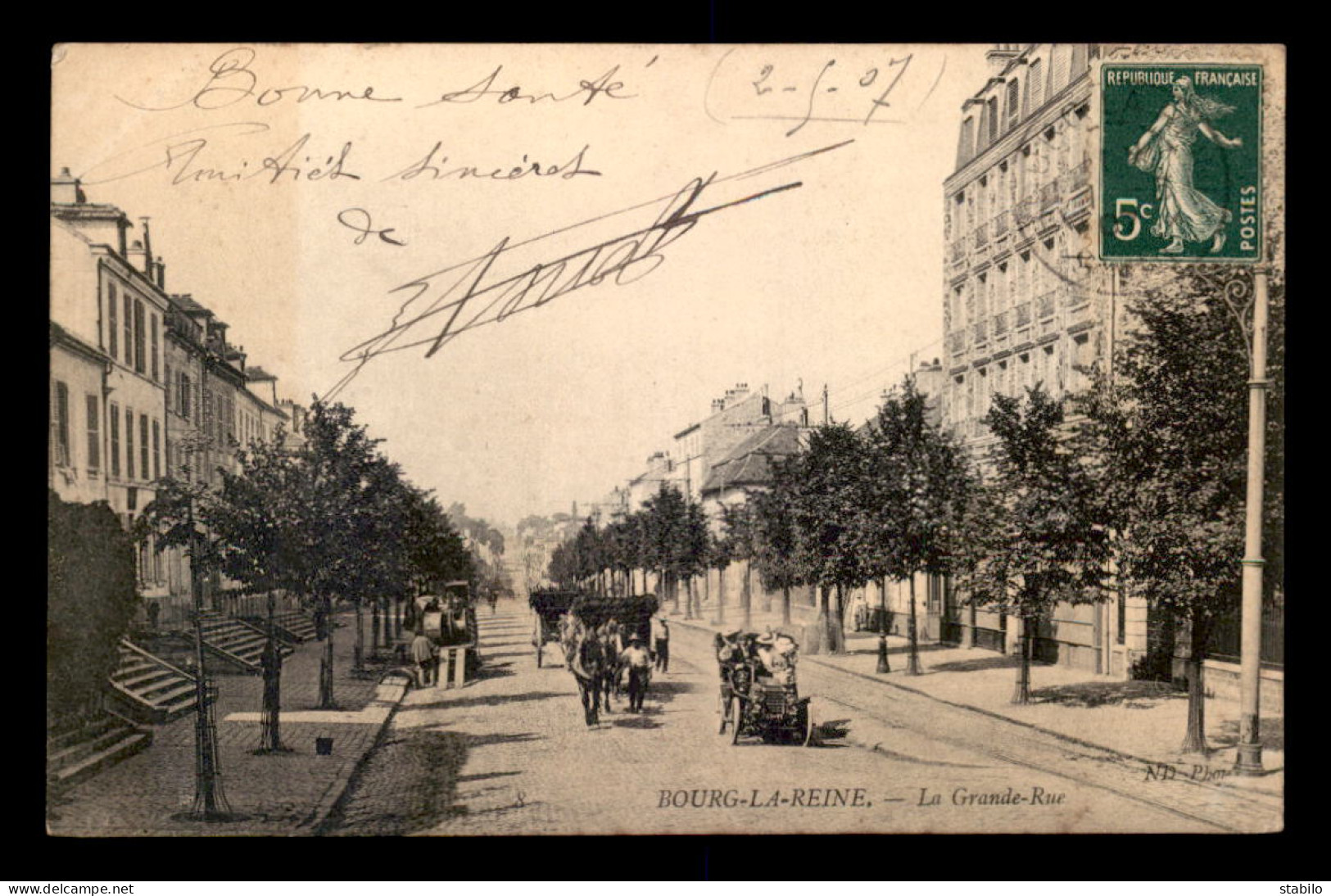 92 - BOURG-LA-REINE - LA GRANDE RUE - Bourg La Reine