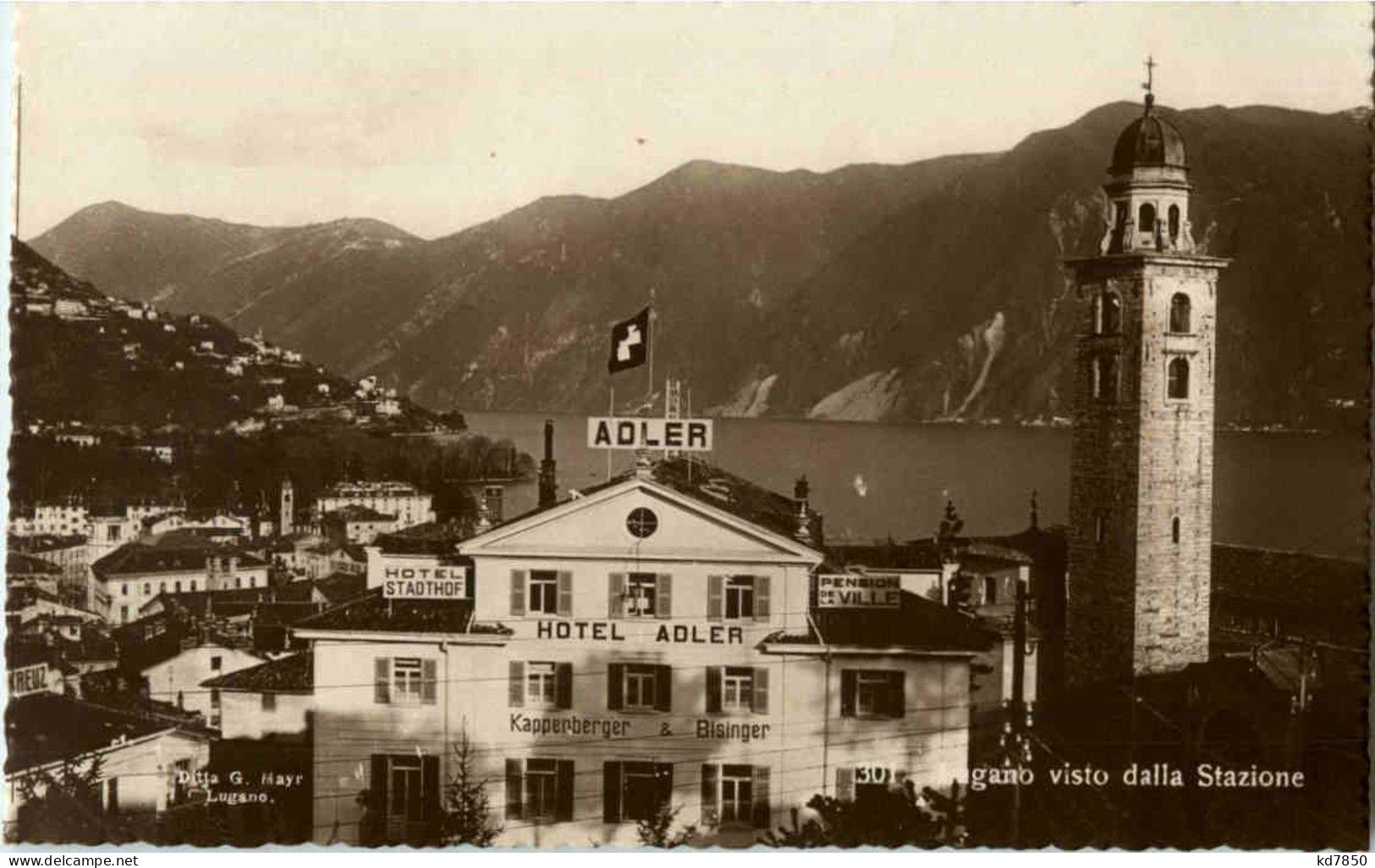 Lugano Visto Dalla Stazione - Lugano