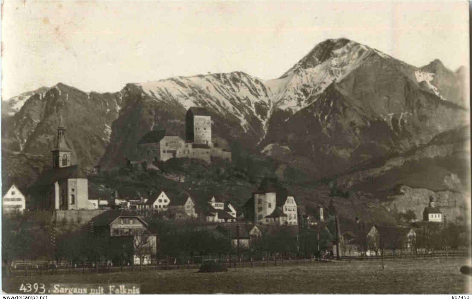 Sargans Mit Falknis - Sargans