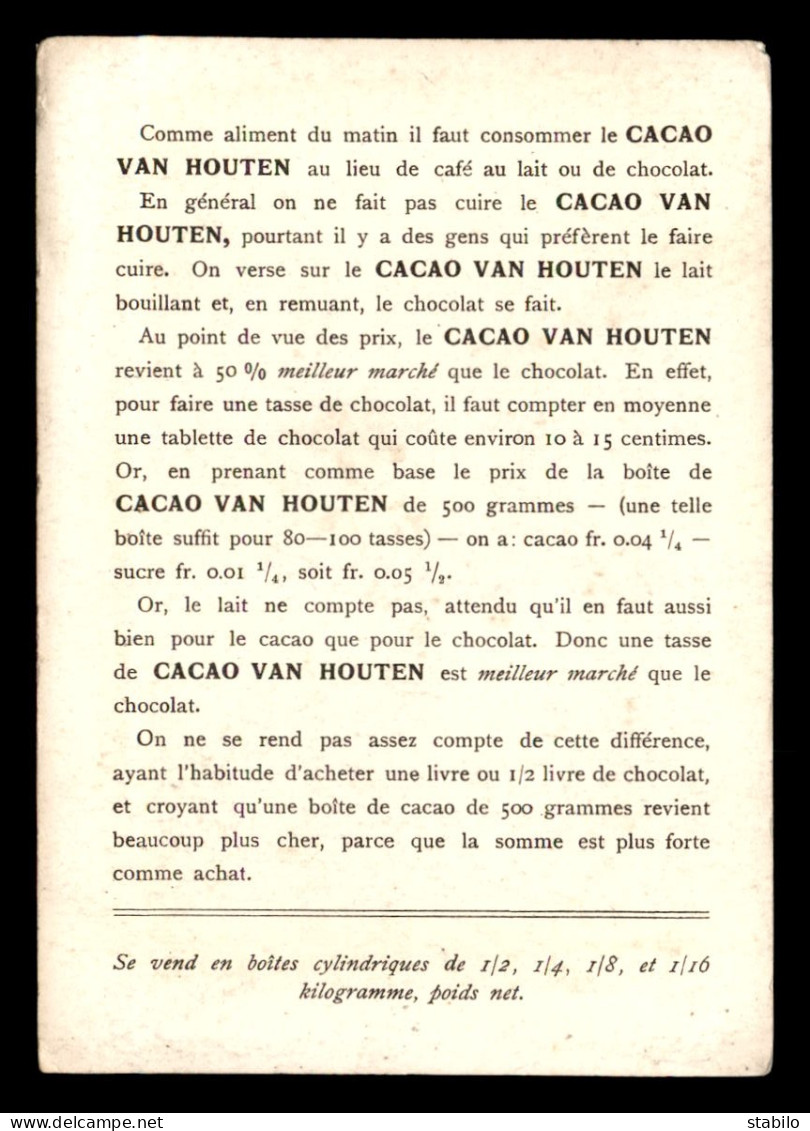 CHROMOS - CACAO VAN HOUTEN - ABBEVILLE - EGLISE ST-VULFRAN - FORMAT 10 X 14 CM - Van Houten