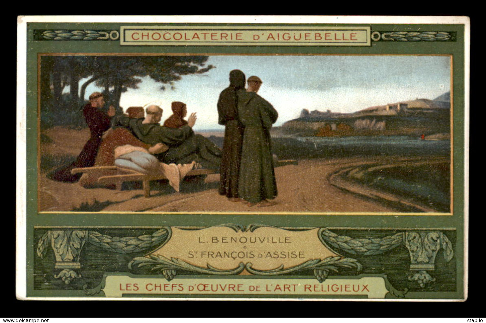 CHROMOS - CHOCOLATERIE D'AIGUEBELLE - LES CHEFS D'OEUVRE DE L'ART RELIGIEUX - FORMAT 14 X 9 CM - Aiguebelle