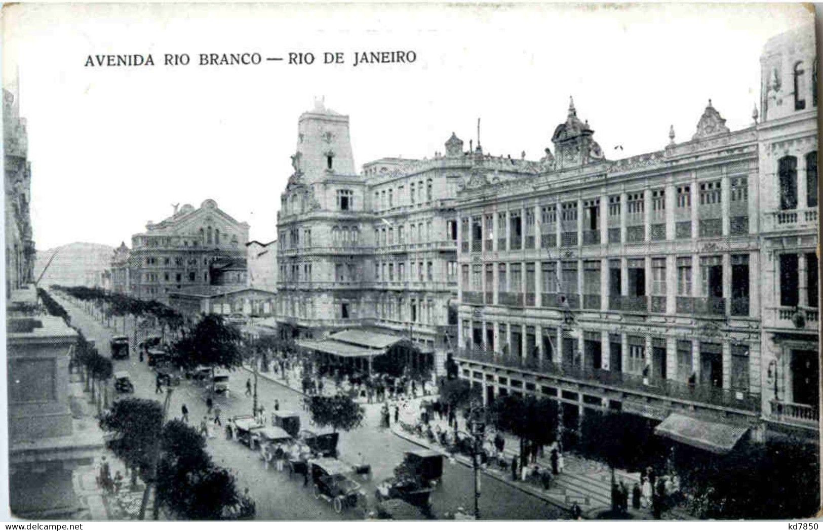 Rio De Janeiro - Avenida Rio Branco - Rio De Janeiro