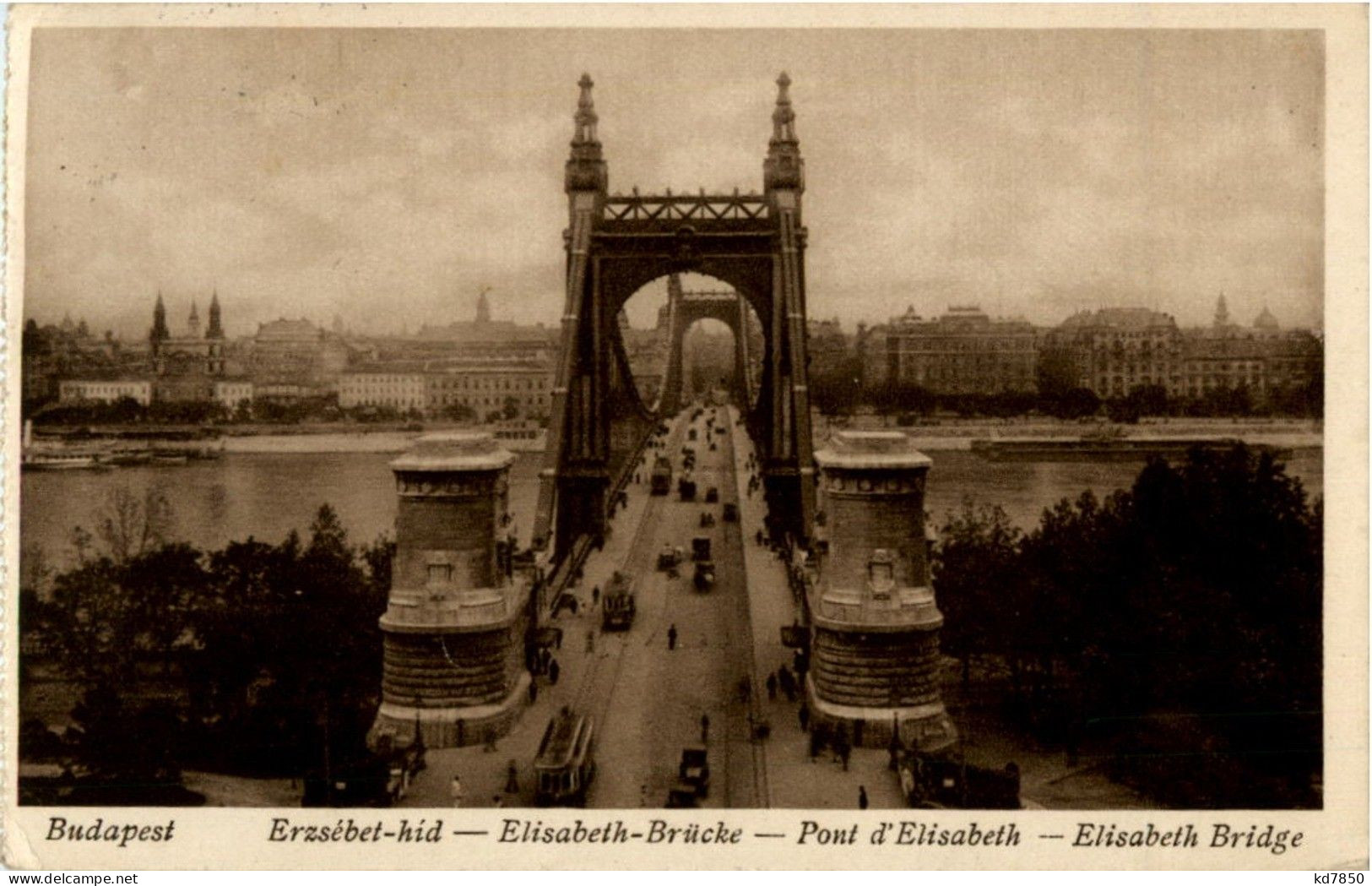 Budapest - Elisabeth Brücke - Hongarije
