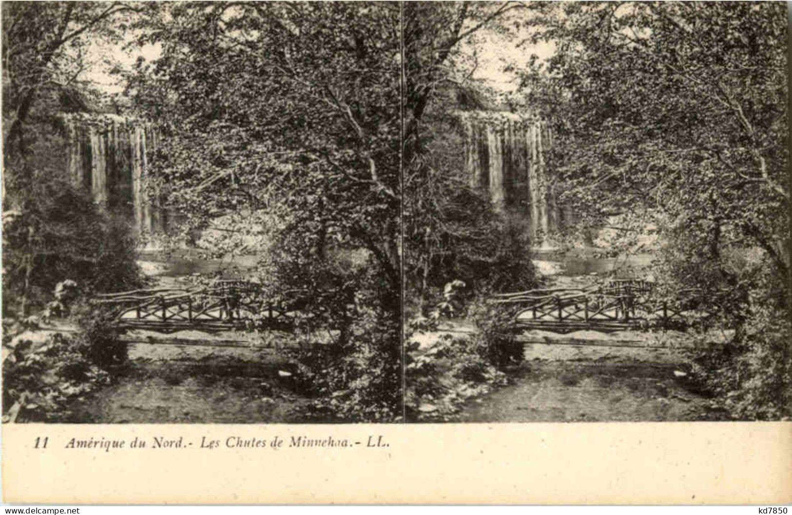 Le Chutes De Minnehoa - Stereo Card - Sonstige & Ohne Zuordnung