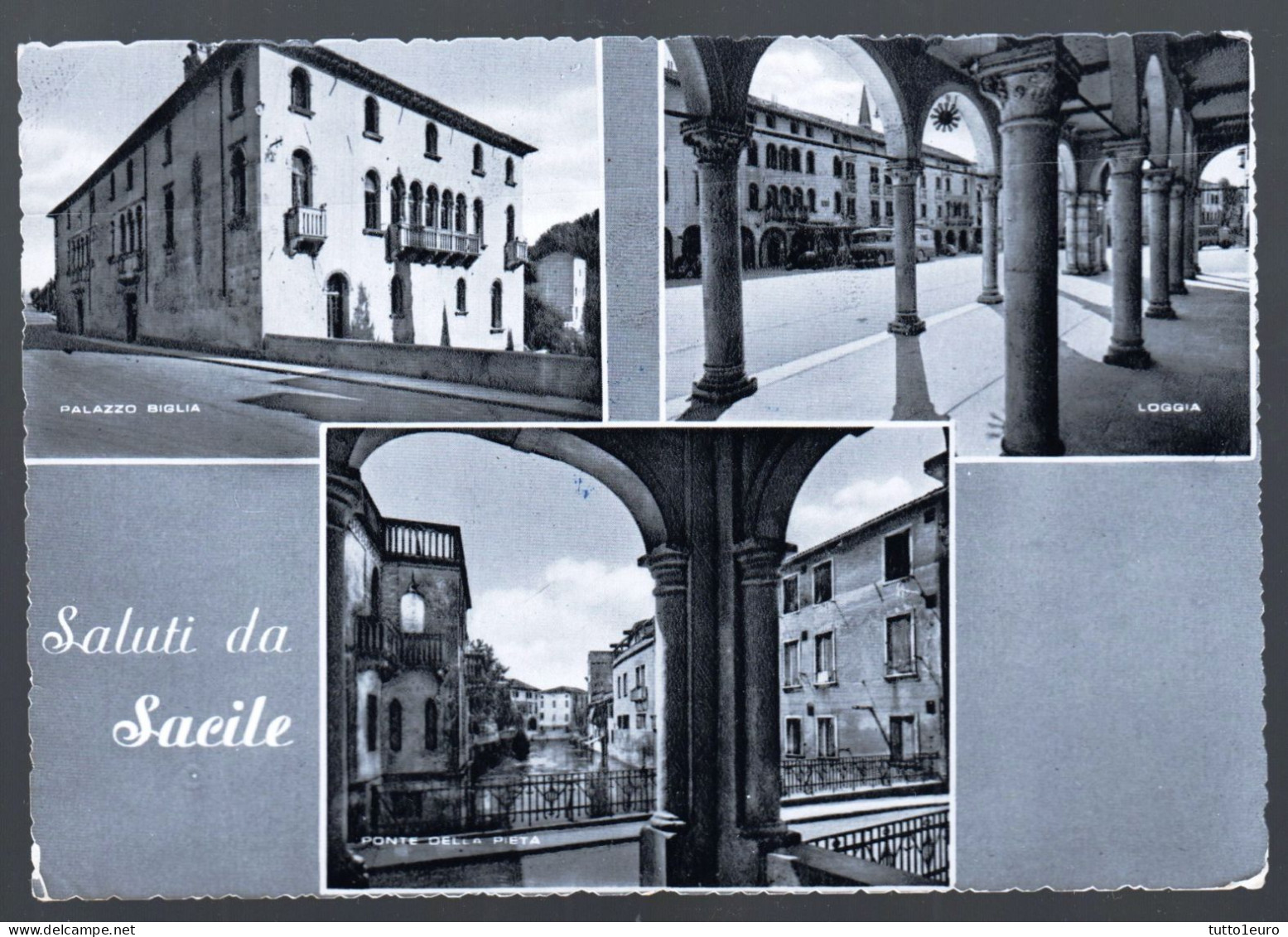 SACILE - UDINE - 1962 - SALUTI CON 3 VEDUTINE - Udine