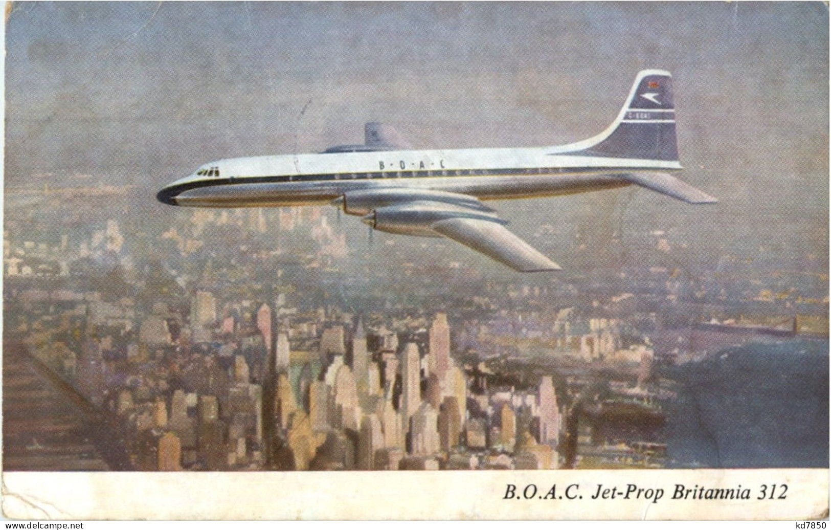 BOAC Jet Prop Britannia 312 - 1946-....: Era Moderna