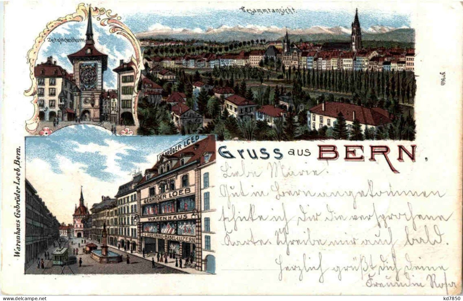 Gruss Aus Bern - Litho - Bern
