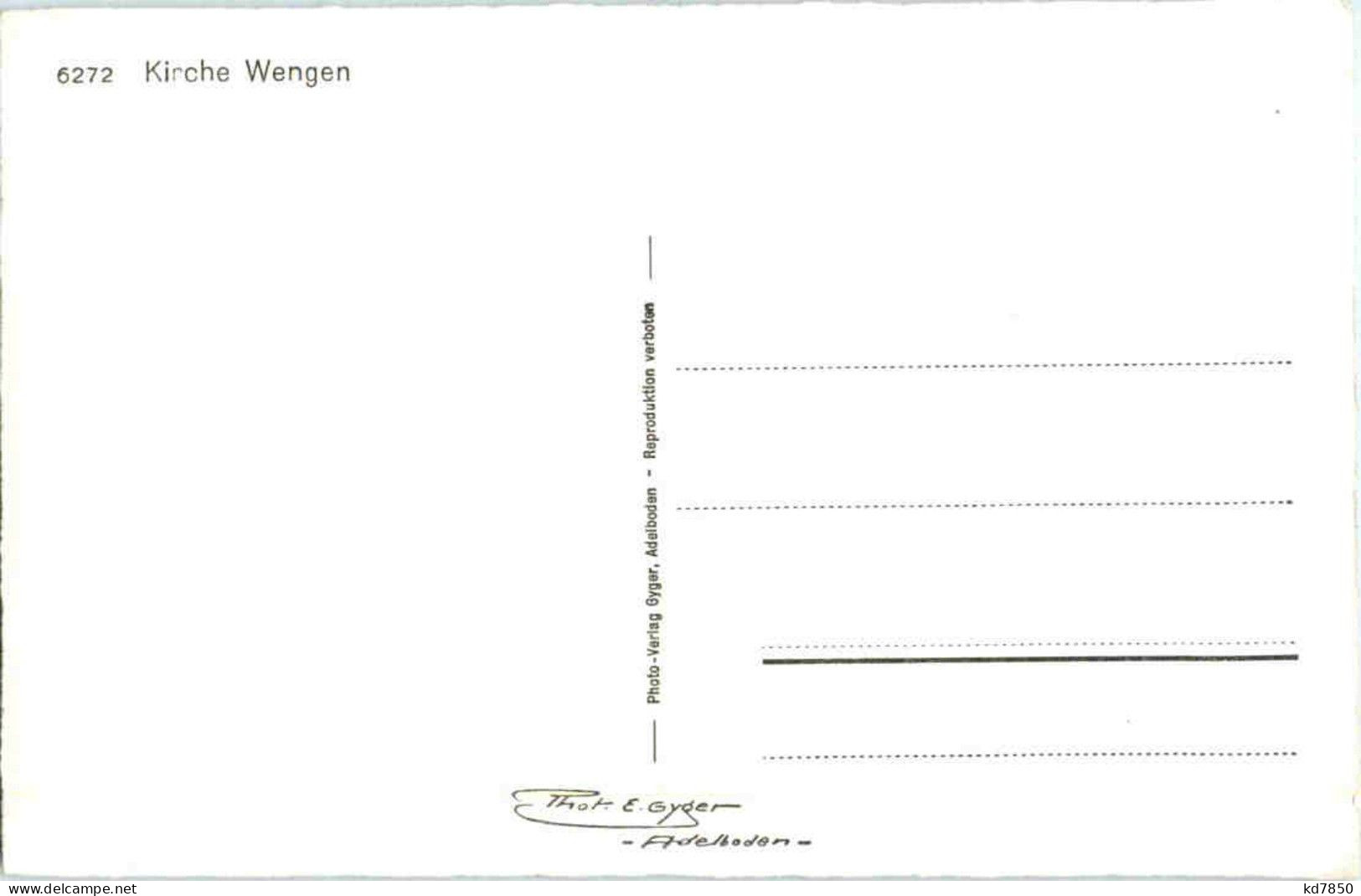 Wengen - Kirche - Wengen