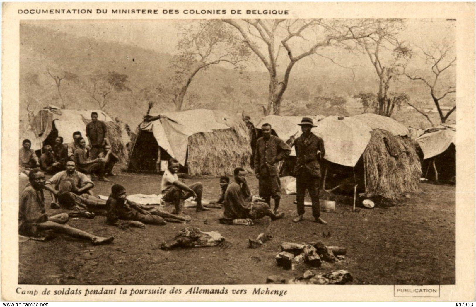 Camp De Soldats Pendant - War 1914-18