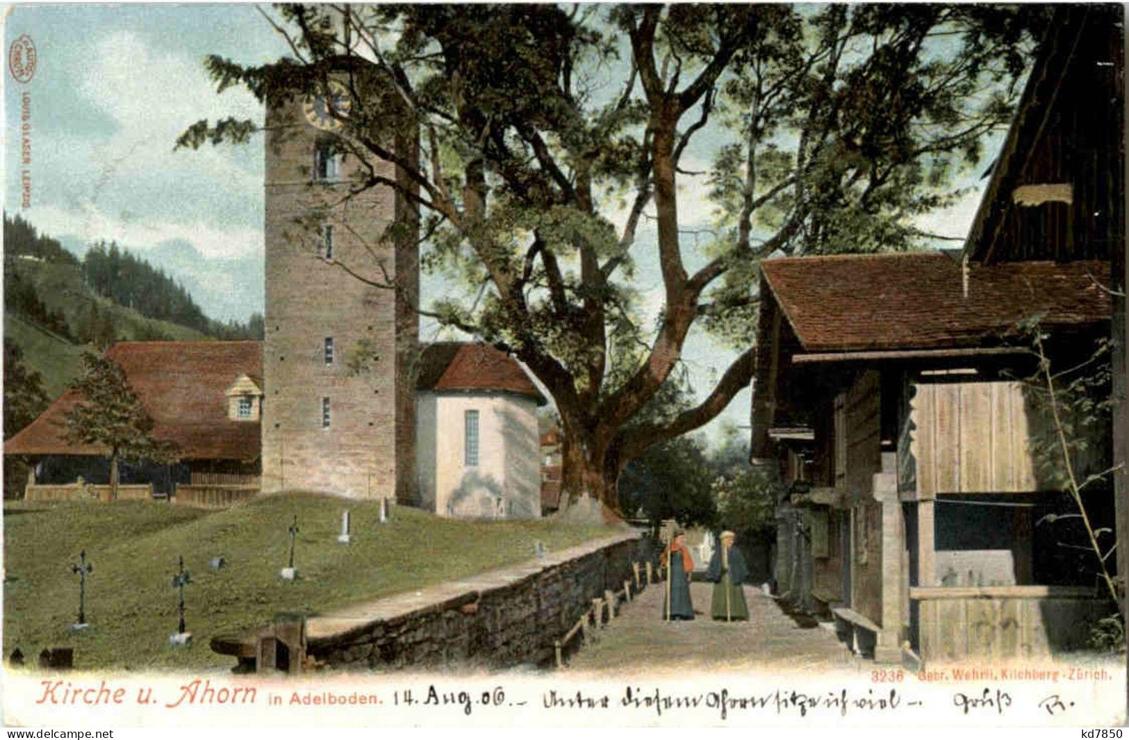 Adelboden - Kirche Und Ahorn - Adelboden