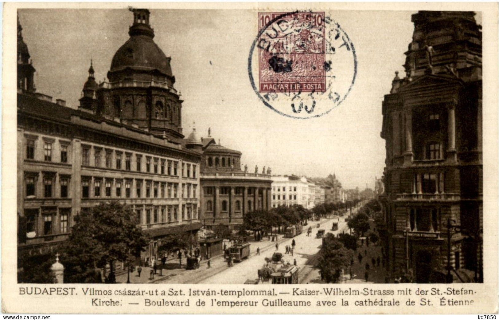 Budapest - Kaiser Wilhelm Strasse - Hungary