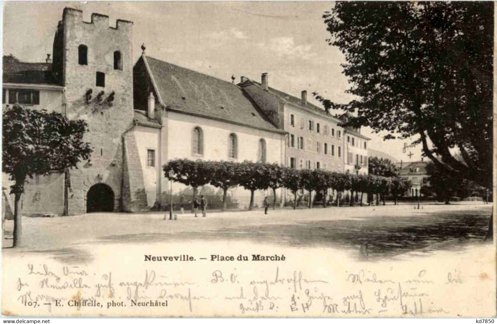 Neuveville - Place Du Marche - La Neuveville