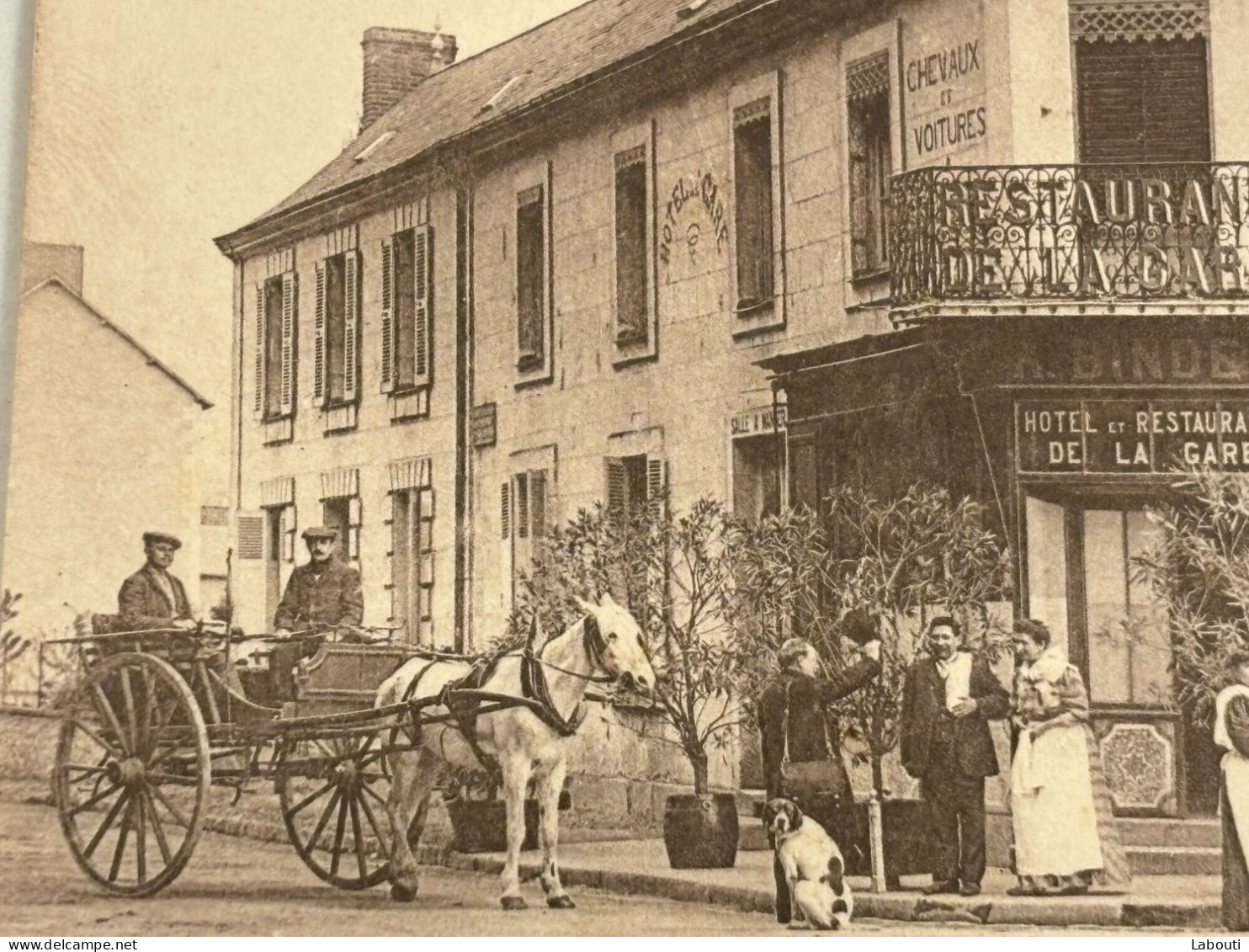 Château Du Loir Hotel De La Gare Loire Voyagé 1910 Vers Viet-nam Tonkin - Other & Unclassified