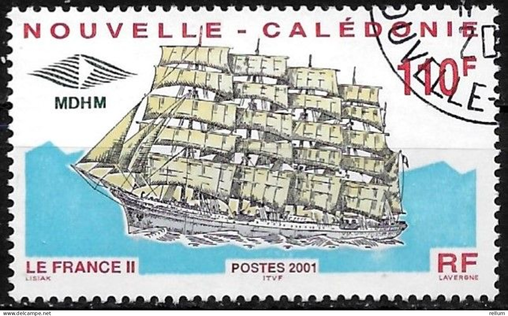 Nouvelle Calédonie 2001 - Yvert Et Tellier Nr. 839 - Michel Nr. 1233 Obl. - Usati