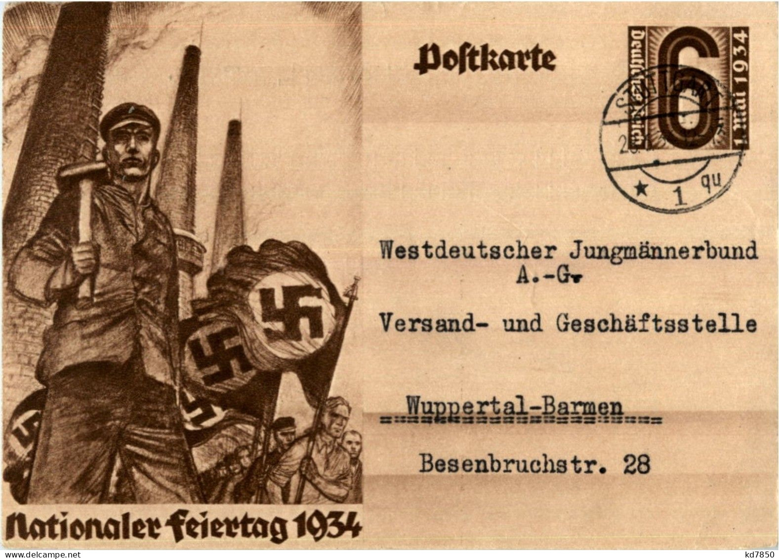 Nationaler Feiertag - 1934 - Guerra 1939-45