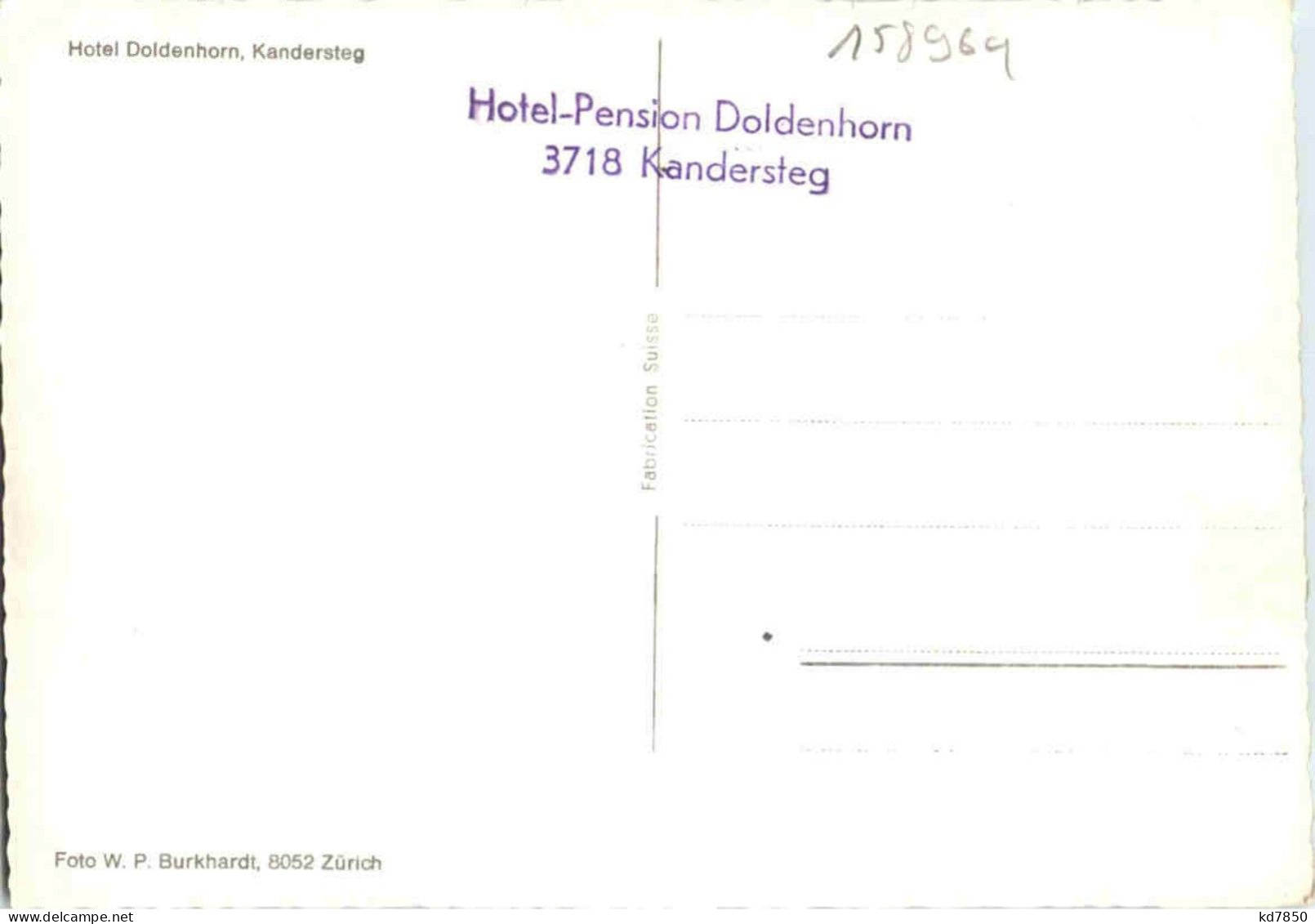 Kandersteg - Hotel Doldenhorn - Kandersteg