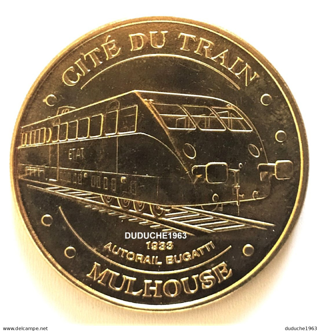 Monnaie De Paris 68. Mulhouse. Cité Du Train - Autorail Bugatti 2013 - 2013