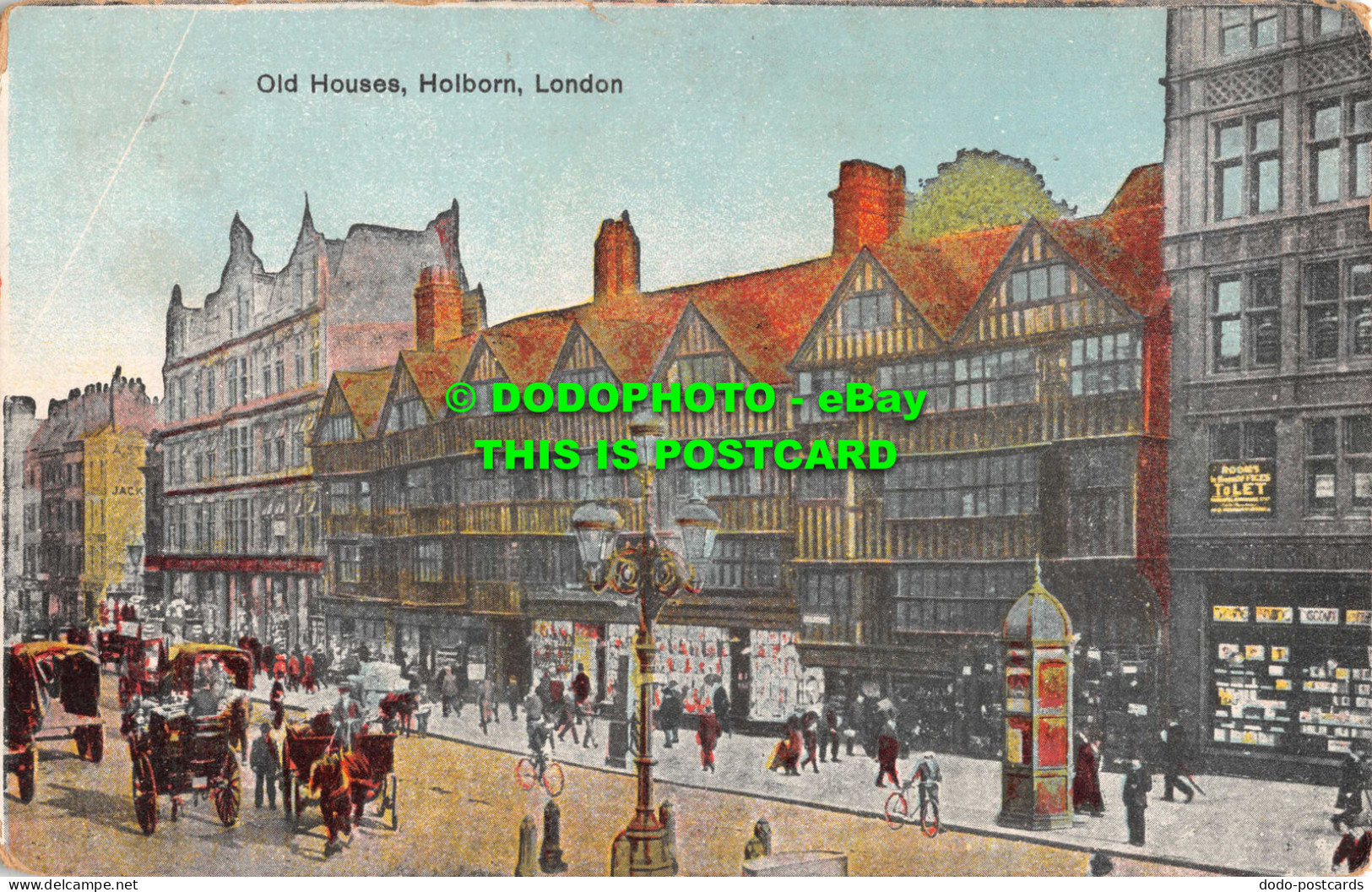R553015 London. Old Houses. Holborn. 1910 - Other & Unclassified