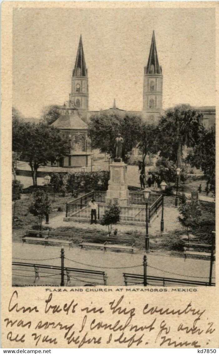 Mexico - Plaza And Church At Matamoros - Mexiko