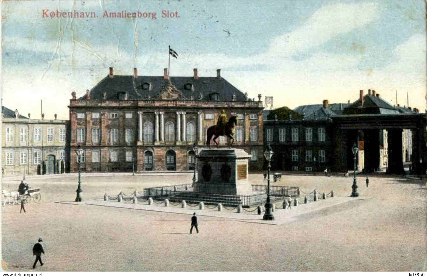 Kobenhavn - Amalienborg Slot - Dänemark