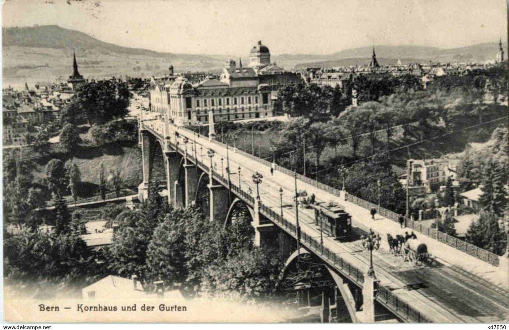 Bern - Kornhausbrücke Mit Tram - Bern