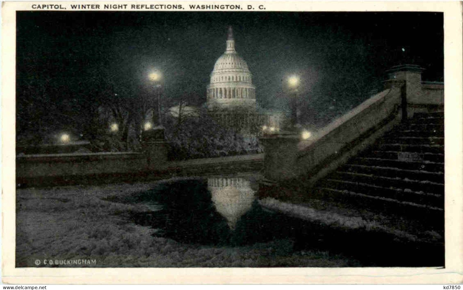 Washington DC - Capitol By Night - Washington DC