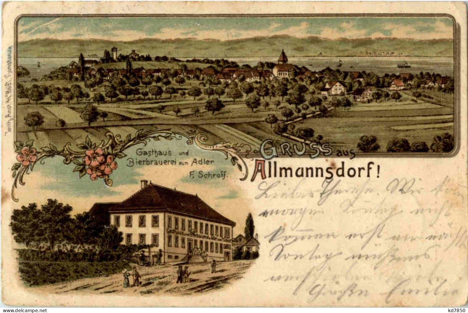 Grussw Aus Allmannsdorf - Brauerei Zum Adelr - Konstanz