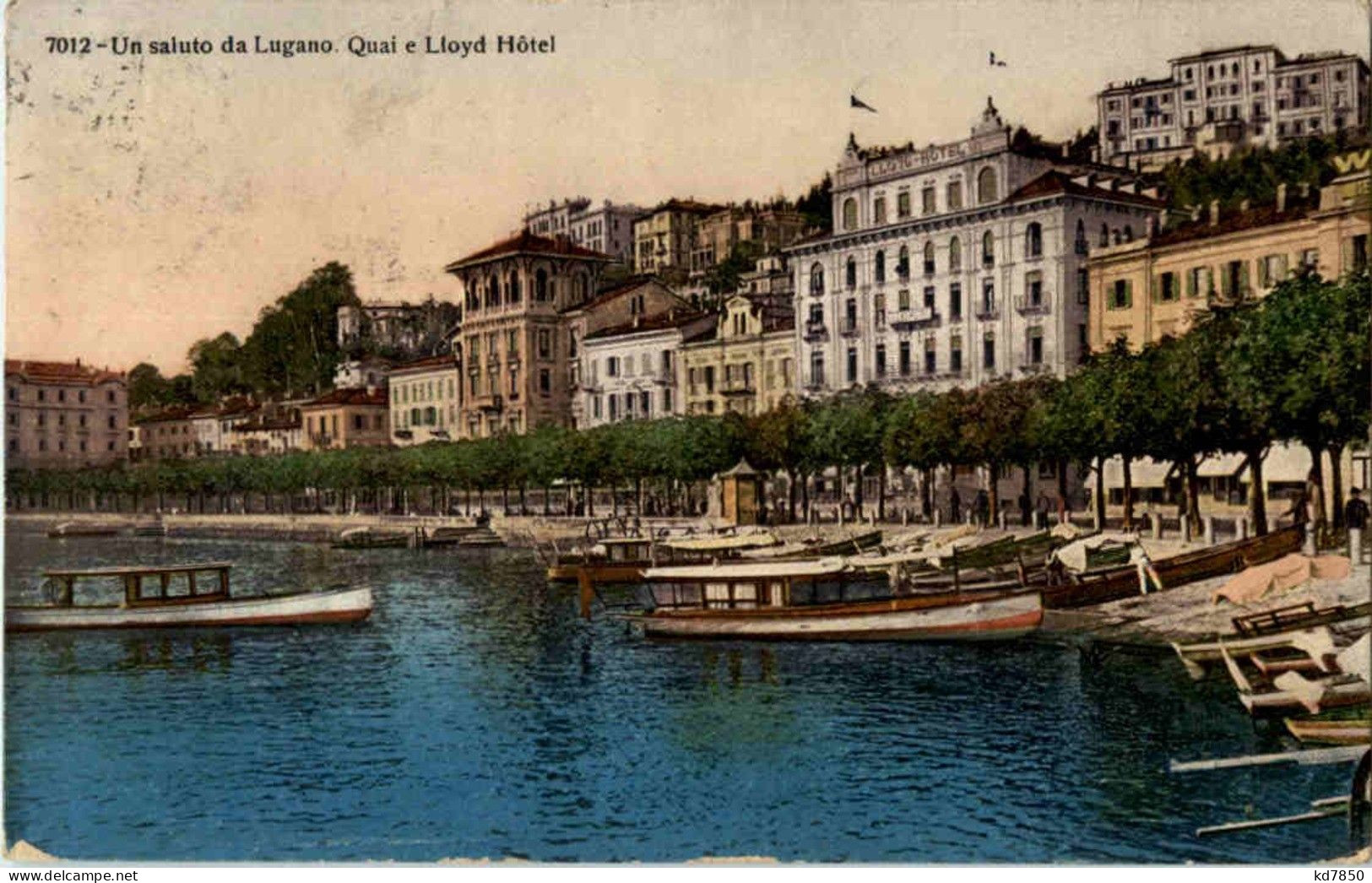 Un Saluto Da Lugano - Quai E Lloyd Hotel - Lugano