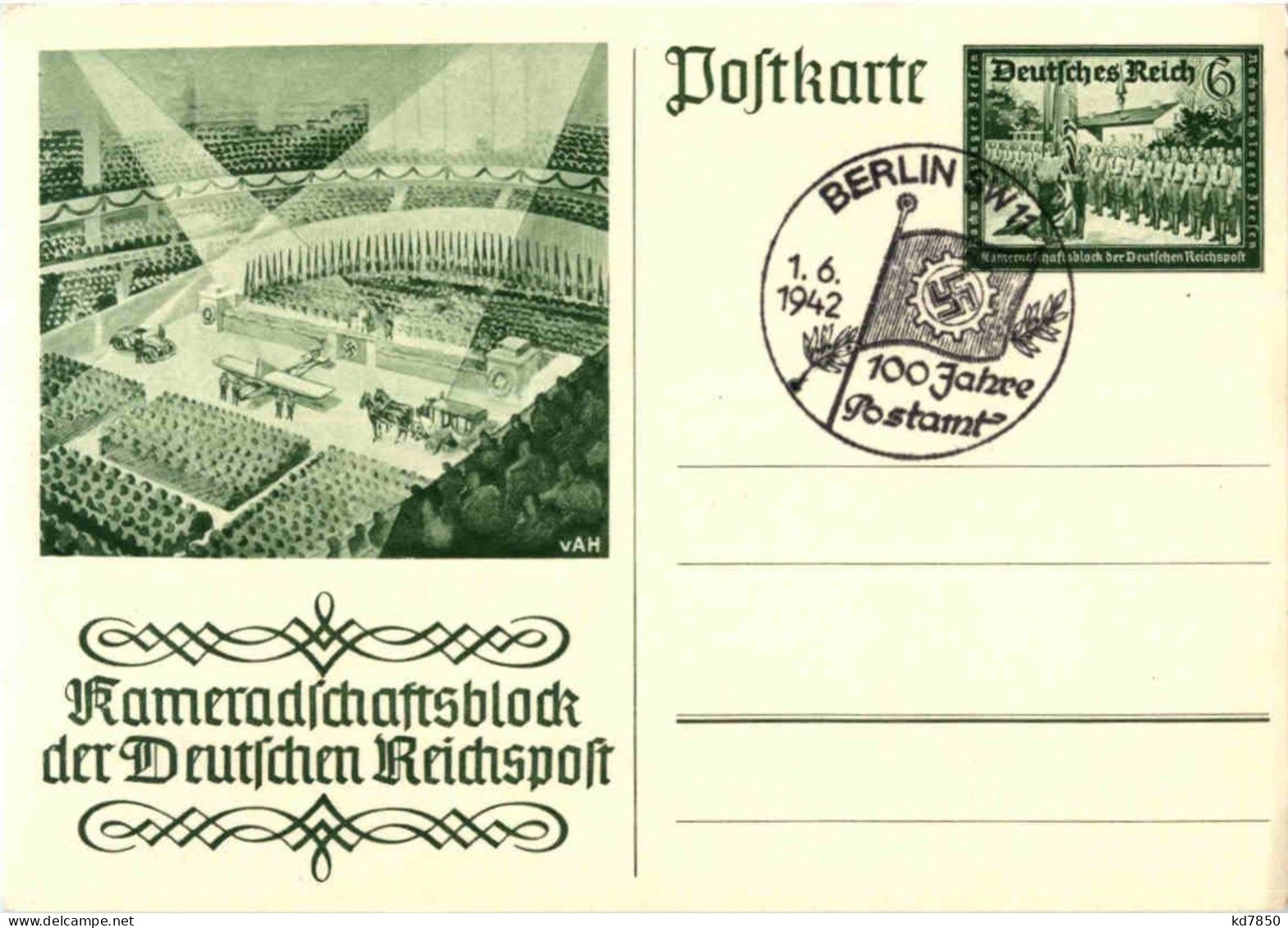 Kameradschaftsblock Der Deutschen Reichspost - Oorlog 1939-45