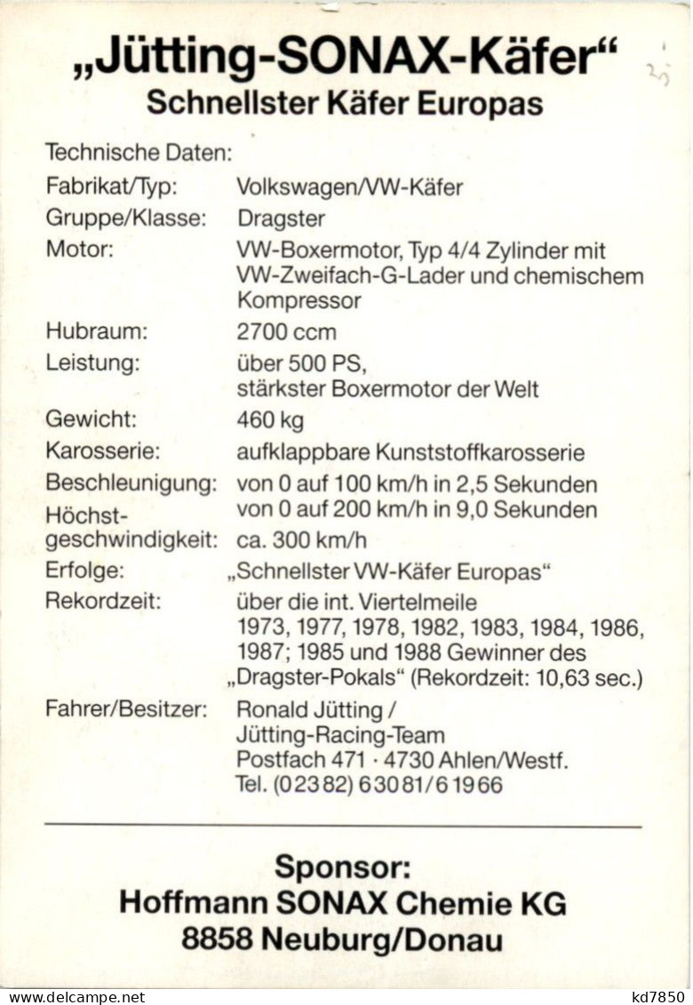 Ronald Jütting - VW Käfer - Other & Unclassified