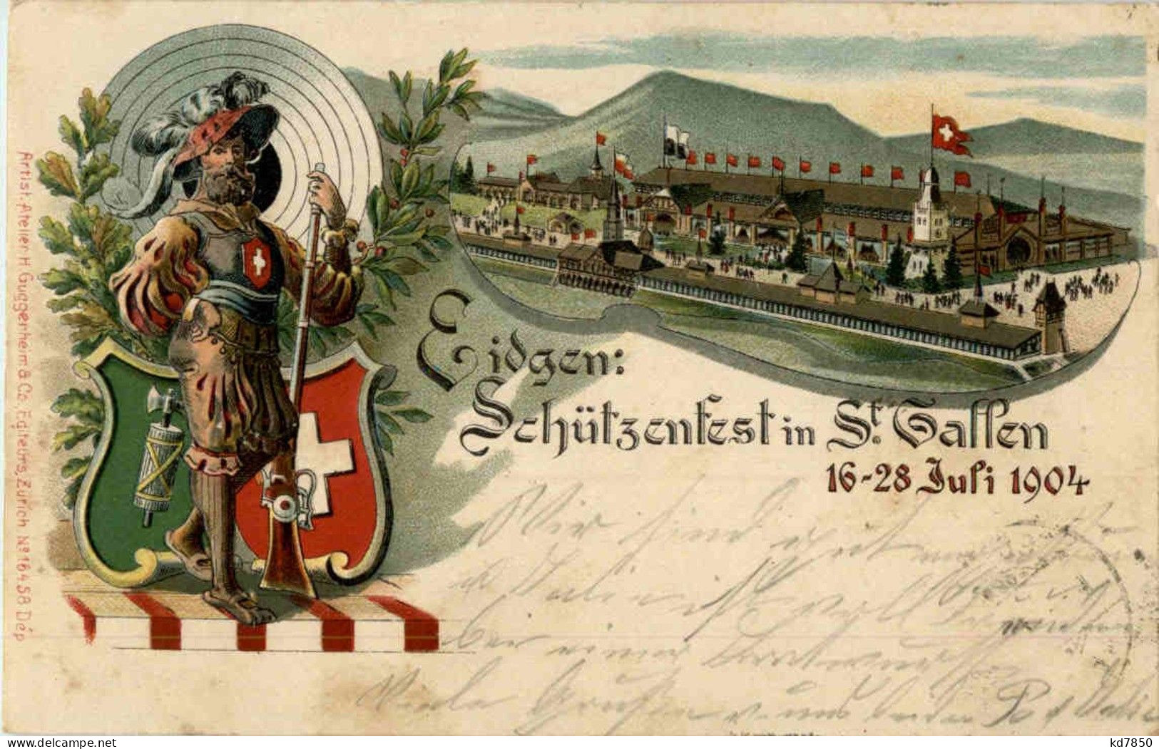 St. Gallen - Eidgen. Schützenfest 1904 - San Gallo