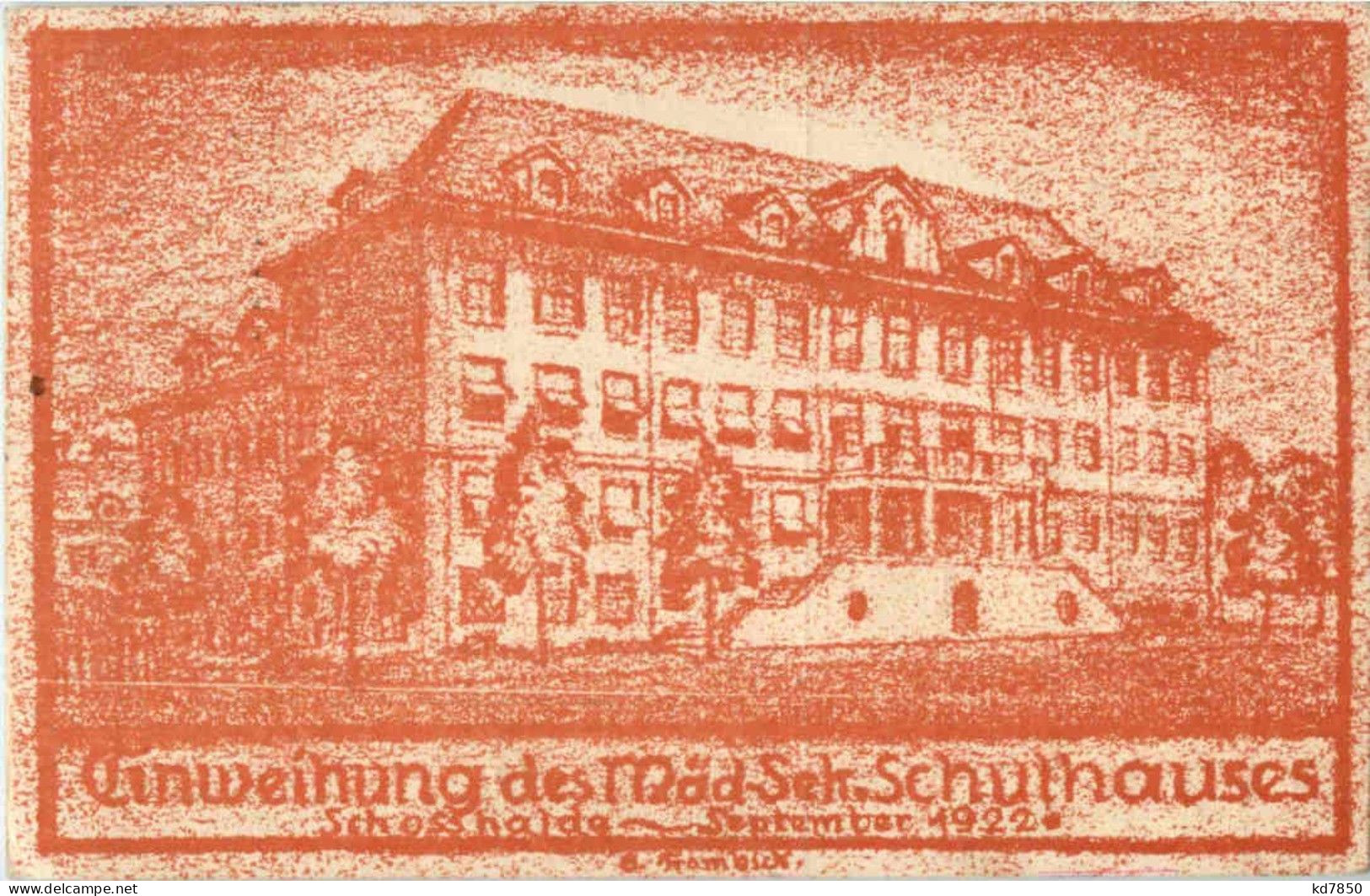 Bern - Einweihung Des Mädchen Sek. Schulhauses 1922 Schosshalde - Bern