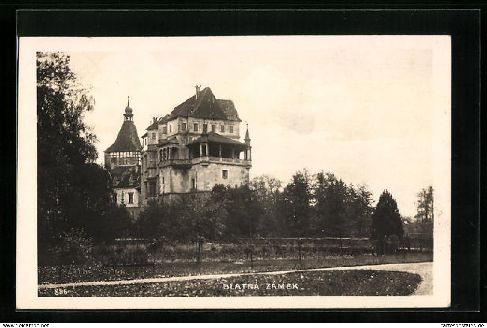 AK Blatna, Auf Den Feldern Vor Dem Schloss  - Tschechische Republik