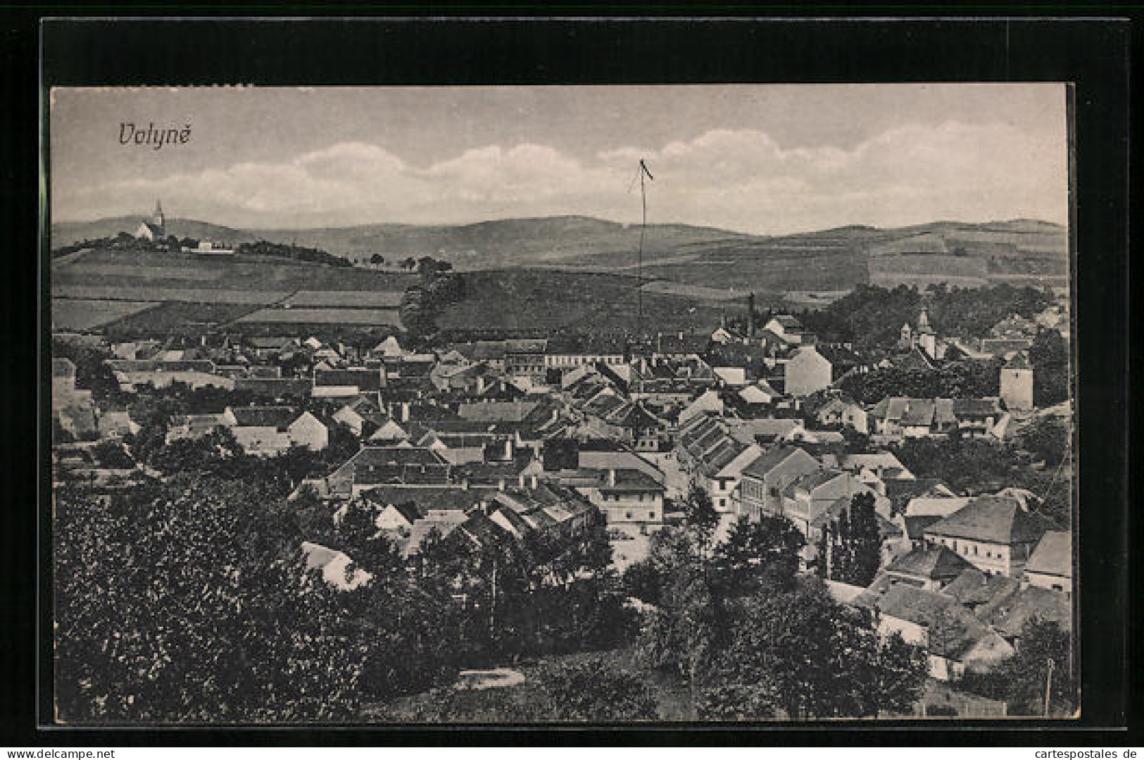 AK Volyne Na Sumave, Blick über Die Dächer Der Stadt  - Tschechische Republik