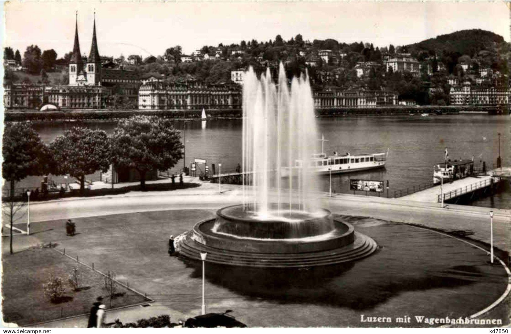 Luzern Mit Wagenbachbrunnen - Luzern